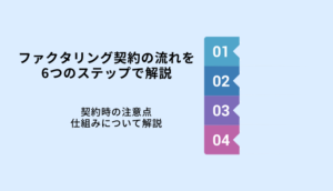 ファクタリング契約から入金の流れを6ステップで解説！仕組みや注意点のサムネイル