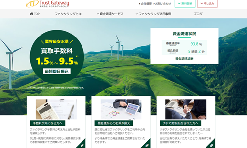 【福岡/関西】トラストゲートウェイのファクタリング口コミ評判・必要書類・手数料