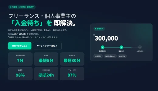 トラストラインのファクタリングとは？口コミ・手数料・審査を徹底解説