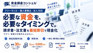 資金調達コンシェルのファクタリングとは？手数料・口コミ・審査を徹底解説のサムネイル