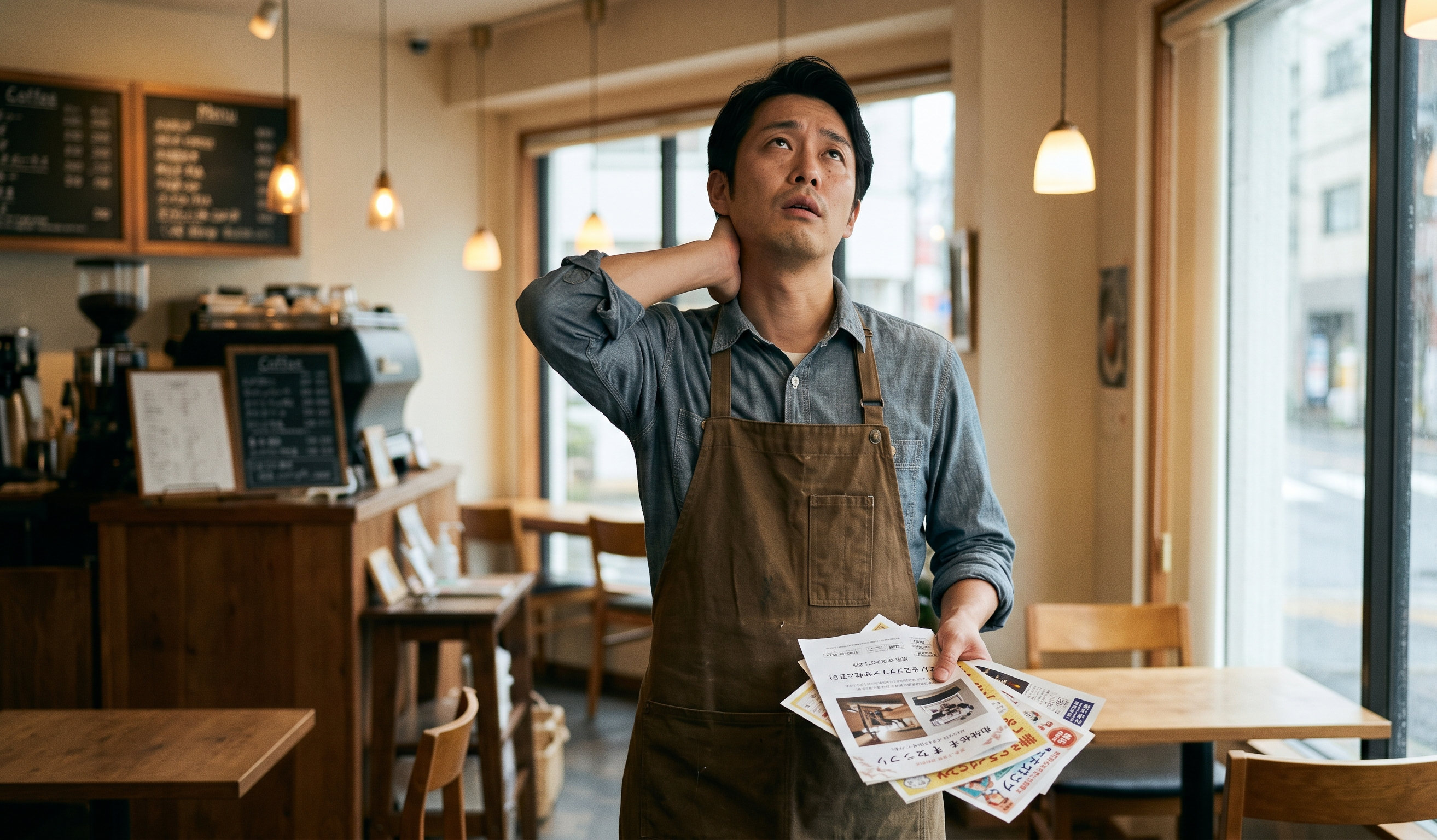 カフェオーナー
